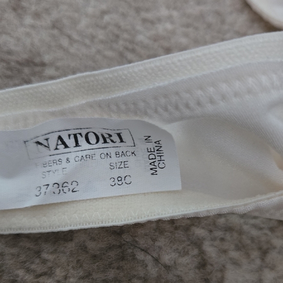 Natori White Triangle Bra Intimates & Sleepwear Size 38C - Picture 5 of 5